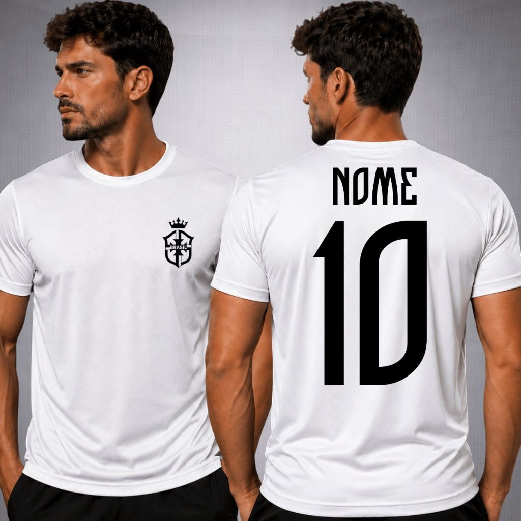 Camisa Masculina Brasil Looks para a Copa do Mundo