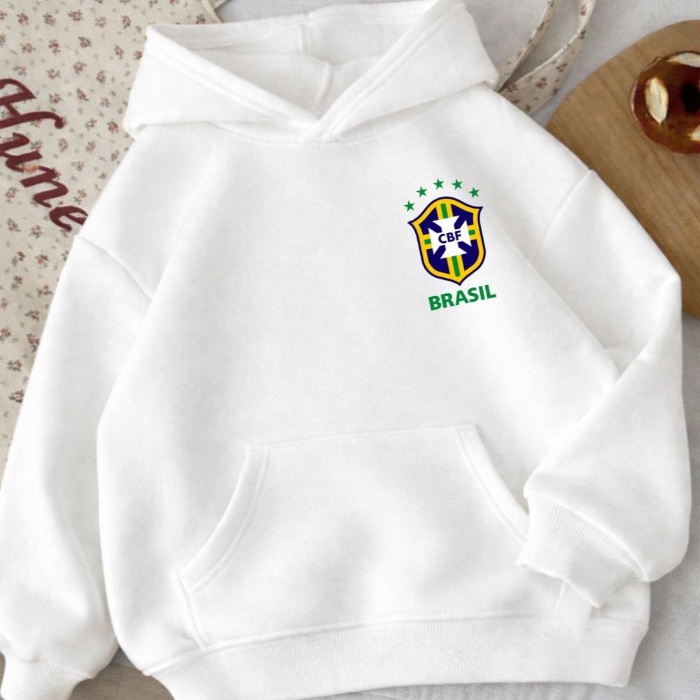 Moletom Unissex Brasil Looks para a Copa do Mundo