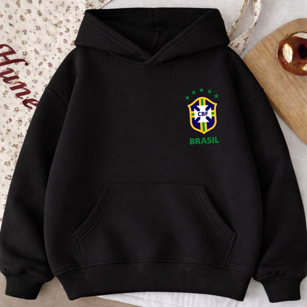 Moletom Verde e Amarelo Looks para a Copa do Mundo