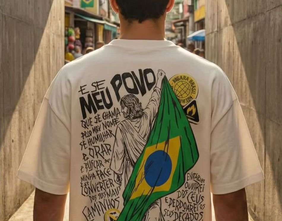 Camisa Masculina Treino Looks para a Copa do Mundo